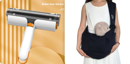 2-in-1 Reusable Pet Hair Remover Roller — Washable & Portable